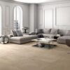 035.120.0408.04400-2 Betoonimustriga matt keraamiline põrandaplaat Tau Integra Greige, 120x120 cm, 9 mm, hallikasbeež, R10, rektifitseeritud