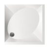 Shower Tray PAA ART KV 100, 100×100 cm, Cast Stone Shower Tray PAA ART KV 100, 100x100 cm, Cast Stone