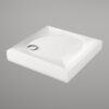 Shower Tray PAA ART KV 80, 80×80 cm, Cast Stone – view 3 Shower Tray PAA ART KV 100, 100x100 cm, Cast Stone – 3