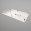 Shower Tray PAA LARGO 80×140 cm, Cast Stone – view 3 Shower Tray PAA LARGO 80x140 cm, Cast Stone – 3