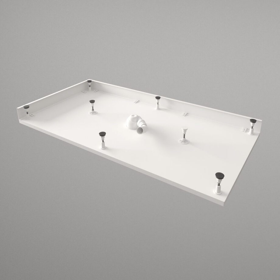 Shower Tray PAA LARGO 80×140 cm, Cast Stone – view 3 Shower Tray PAA LARGO 80x140 cm, Cast Stone – 3