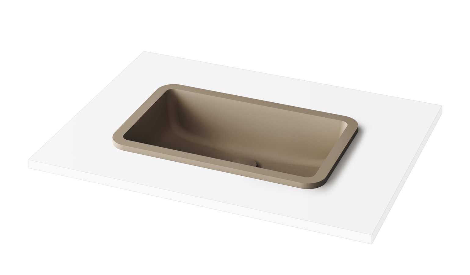 Inset Basin PAA OPUS IN 52x32 cm, Silkstone – 5