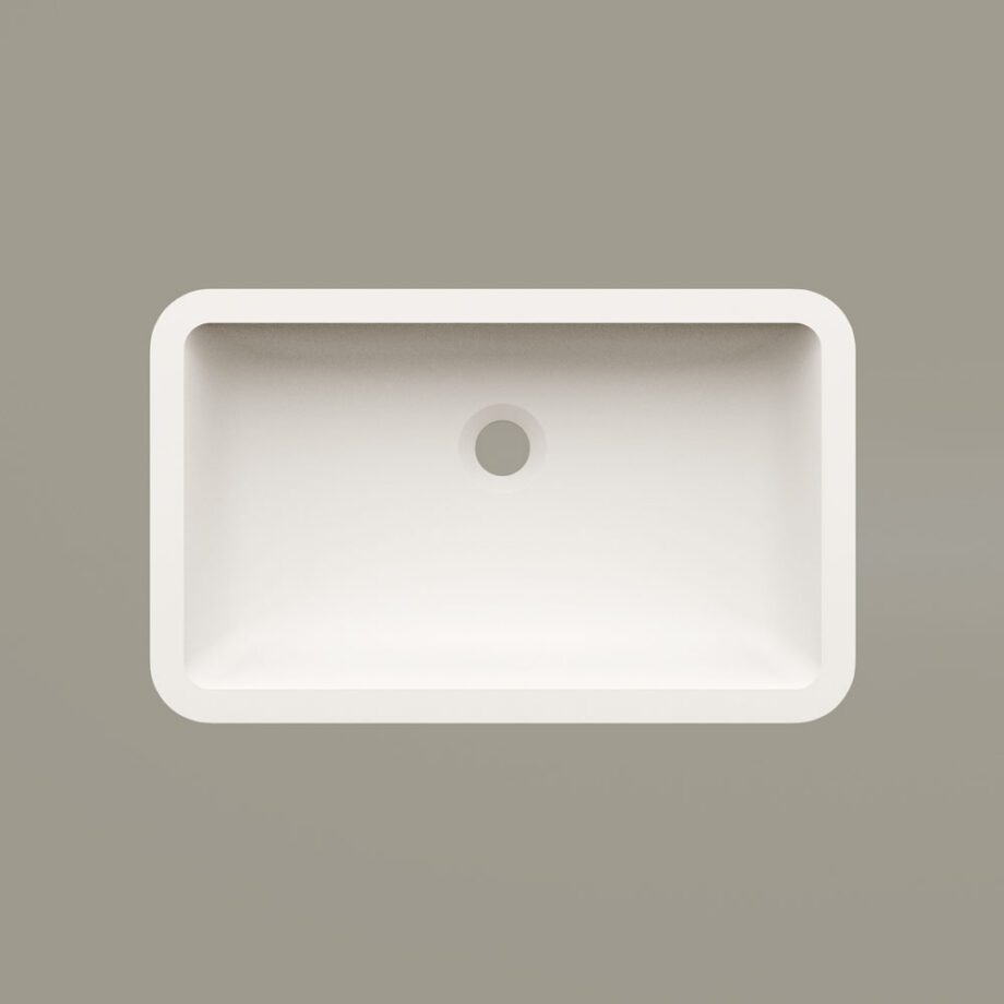 Inset Basin PAA OPUS IN 52×32 cm, Silkstone – view 2 Inset Basin PAA OPUS IN 52x32 cm, Silkstone – 2