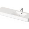 Basin with Vanity Top PAA LONG STEP 150, bowl left Basin with Vanity Top PAA LONG STEP 150, bowl left