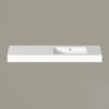 Basin with Vanity Top PAA LONG STEP 150, bowl left – view 2 Basin with Vanity Top PAA LONG STEP 150, bowl left – 2