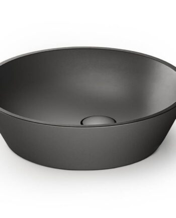 Countertop Basin PAA DECO Ø45 cm, Black Graphite