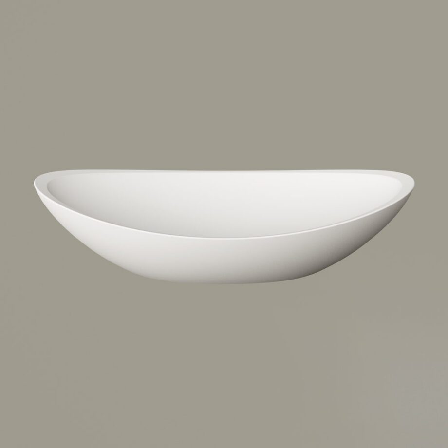 Countertop Basin PAA FELICE 69×37.5 cm, Silkstone – view 3 Countertop Basin PAA FELICE 69x37.5 cm, Silkstone – 3