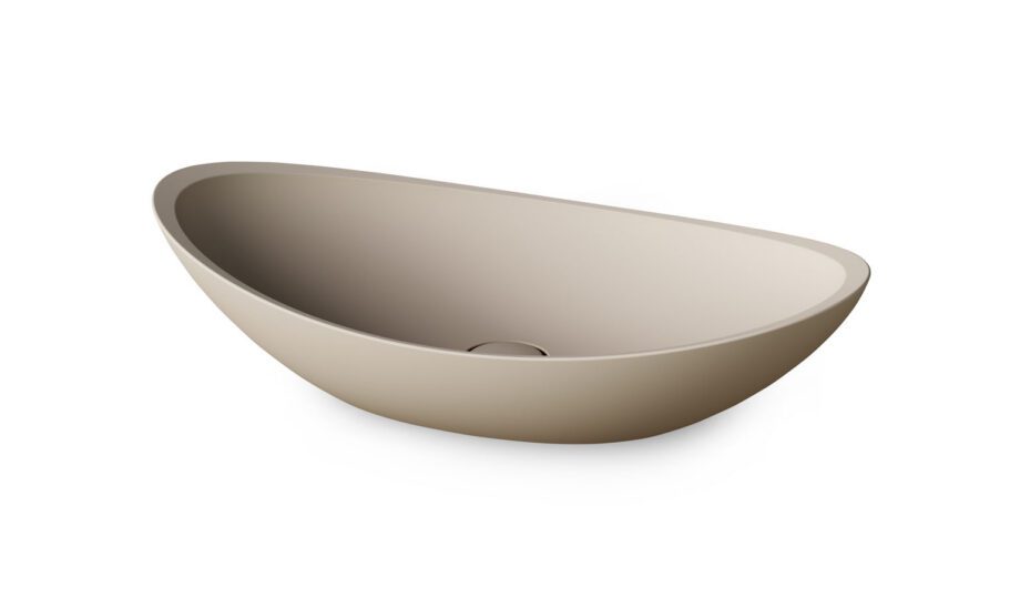 Countertop Basin PAA FELICE 69×37.5 cm, Silkstone – view 6 Countertop Basin PAA FELICE 69x37.5 cm, Silkstone – 6