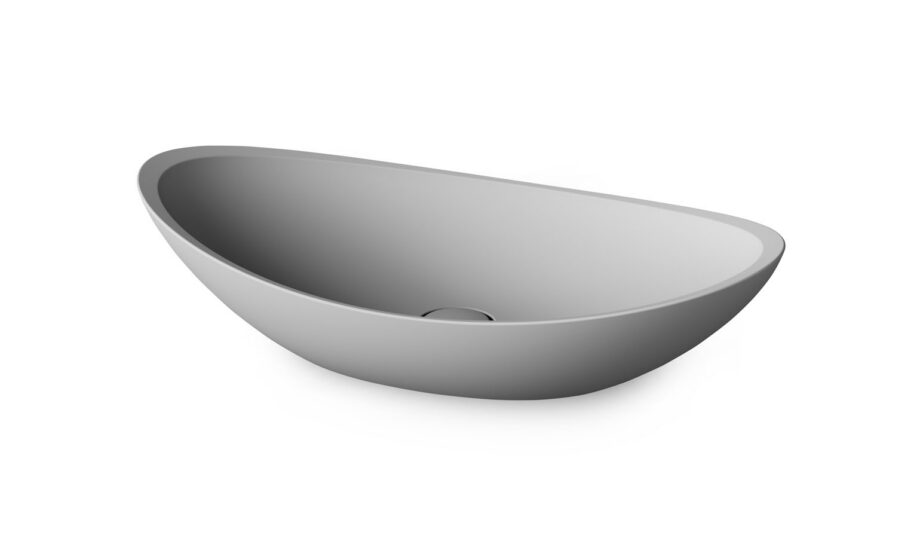 Countertop Basin PAA FELICE 69×37.5 cm, Silkstone – view 5 Countertop Basin PAA FELICE 69x37.5 cm, Silkstone – 5