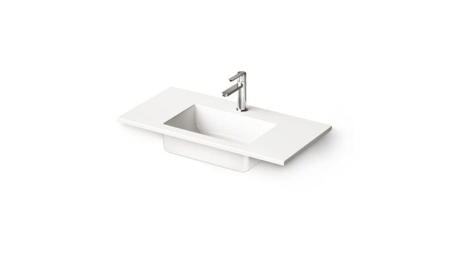 Vanity Basin PAA LOTO MINI 80, 80×40 cm, Cast Stone Vanity Basin PAA LOTO MINI 80, 80x40 cm, Cast Stone