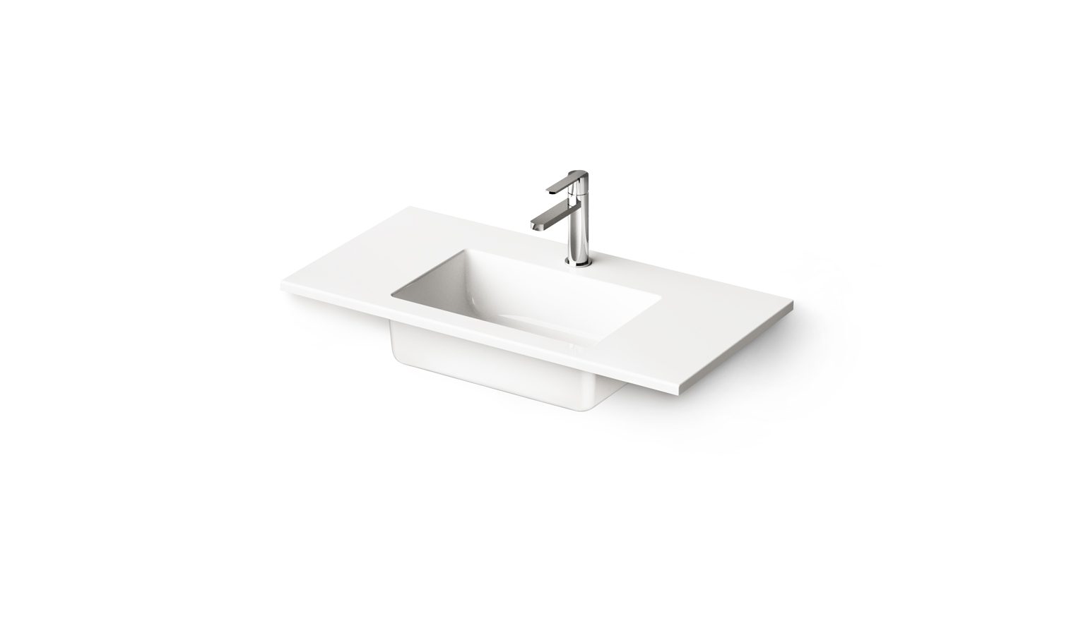 Vanity Basin PAA LOTO MINI 80, 80x40 cm, Cast Stone