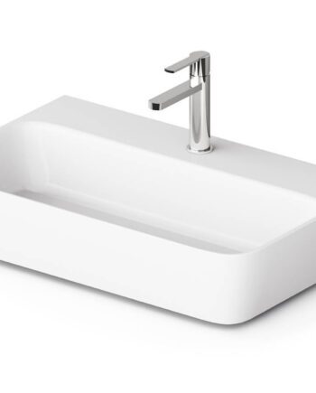 Wall Hung Basin PAA QUADRO 70x43 cm, Cast Stone