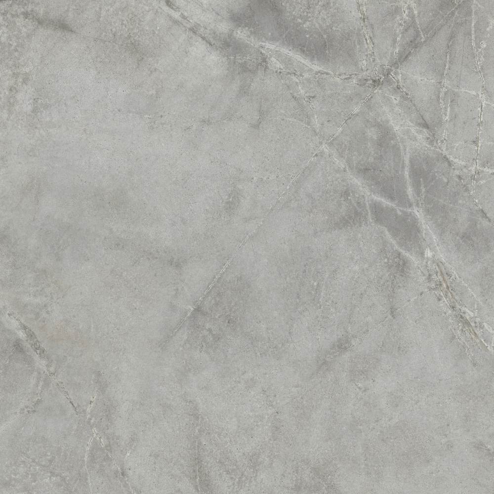 Stone effect porcelain floor tile ABK Atlantis Grey, 120x120 cm, 8.5 mm, natural matt, slip-resistant R10