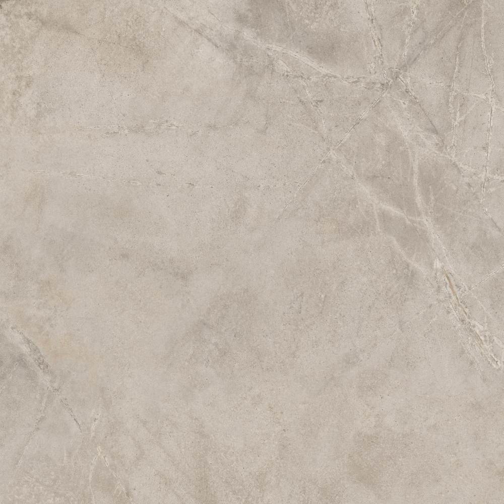 Stone effect porcelain floor tile ABK Atlantis Sand, 120x120 cm, 8.5 mm, semi-polished (lappato)