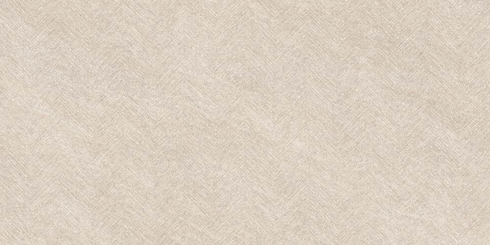 Stone effect decorative porcelain tile ABK Cliff Chevron Sand, 60x120 cm, 8.5 mm, herringbone 3D relief, matt