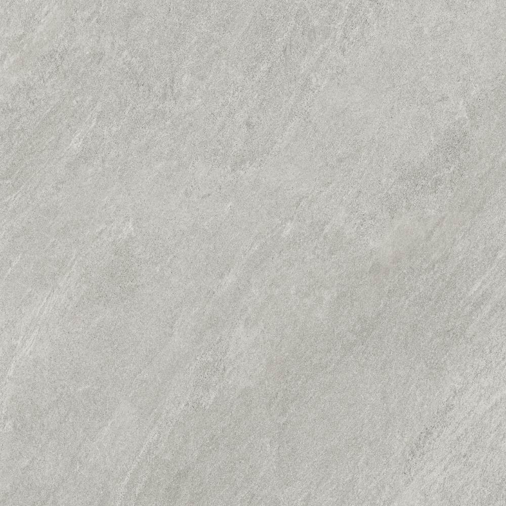 Stone effect porcelain floor tile ABK Cliff Ash, 80x80 cm, 8.5 mm, natural matt, slip-resistant R10