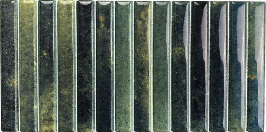 Ceramic mosaic Dune Kit-Kat Grass Glossy, 11.5x23.1 cm, 8 mm