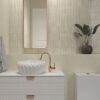 Ceramic mosaic Dune Kit-Kat Ivory Glossy, 11.5x23.1 cm, 8 mm – interior