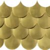 Metal mosaic Dune Sirena Gold, 30x20 cm, 5 mm