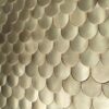 Metal mosaic Dune Sirena Gold, 30x20 cm, 5 mm – interior