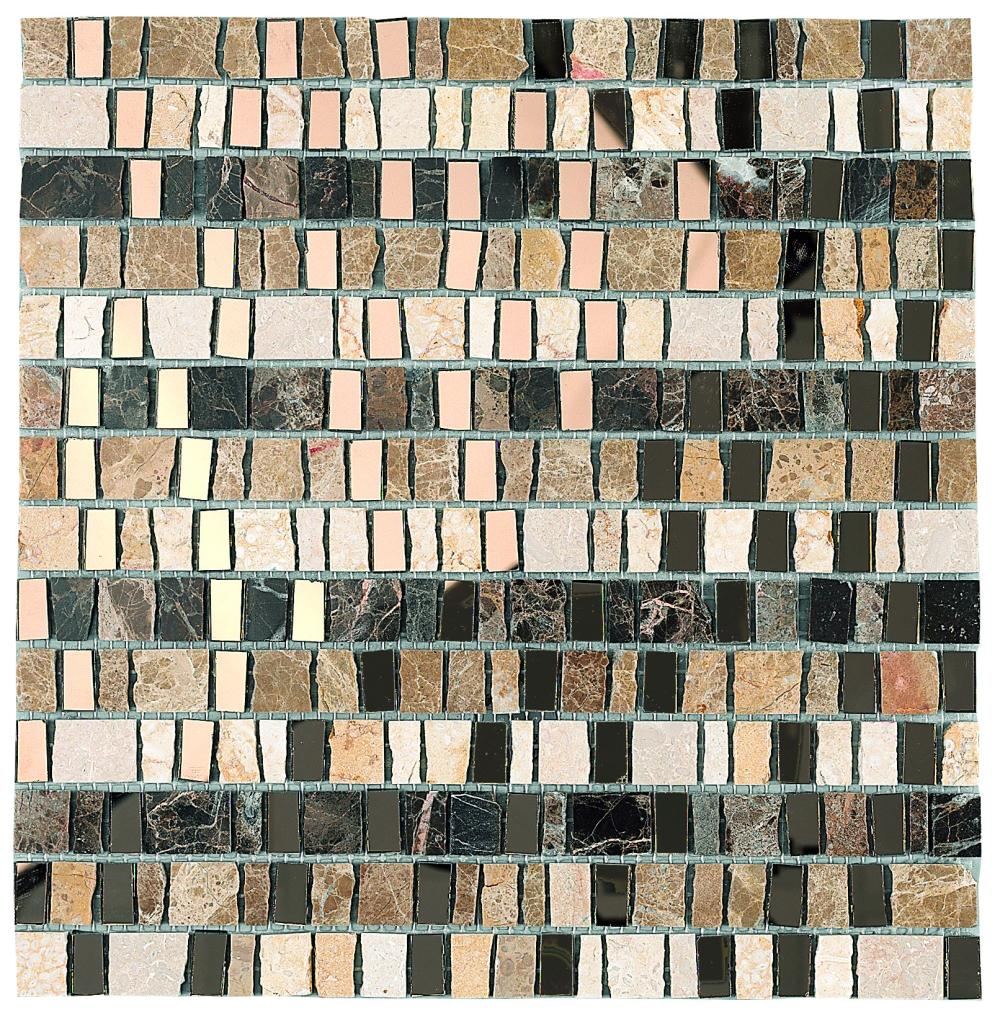 Mixed material mosaic Dune Luxor, 30x30.5 cm, 5 mm