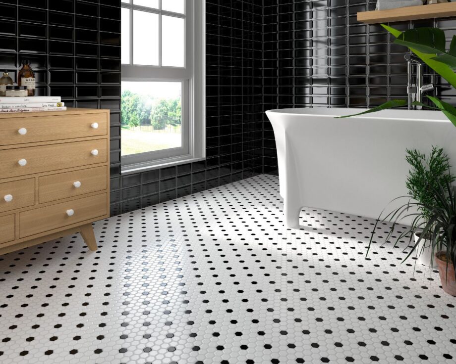 Ceramic mosaic Dune Abbot, 26x30 cm, 5 mm – interior