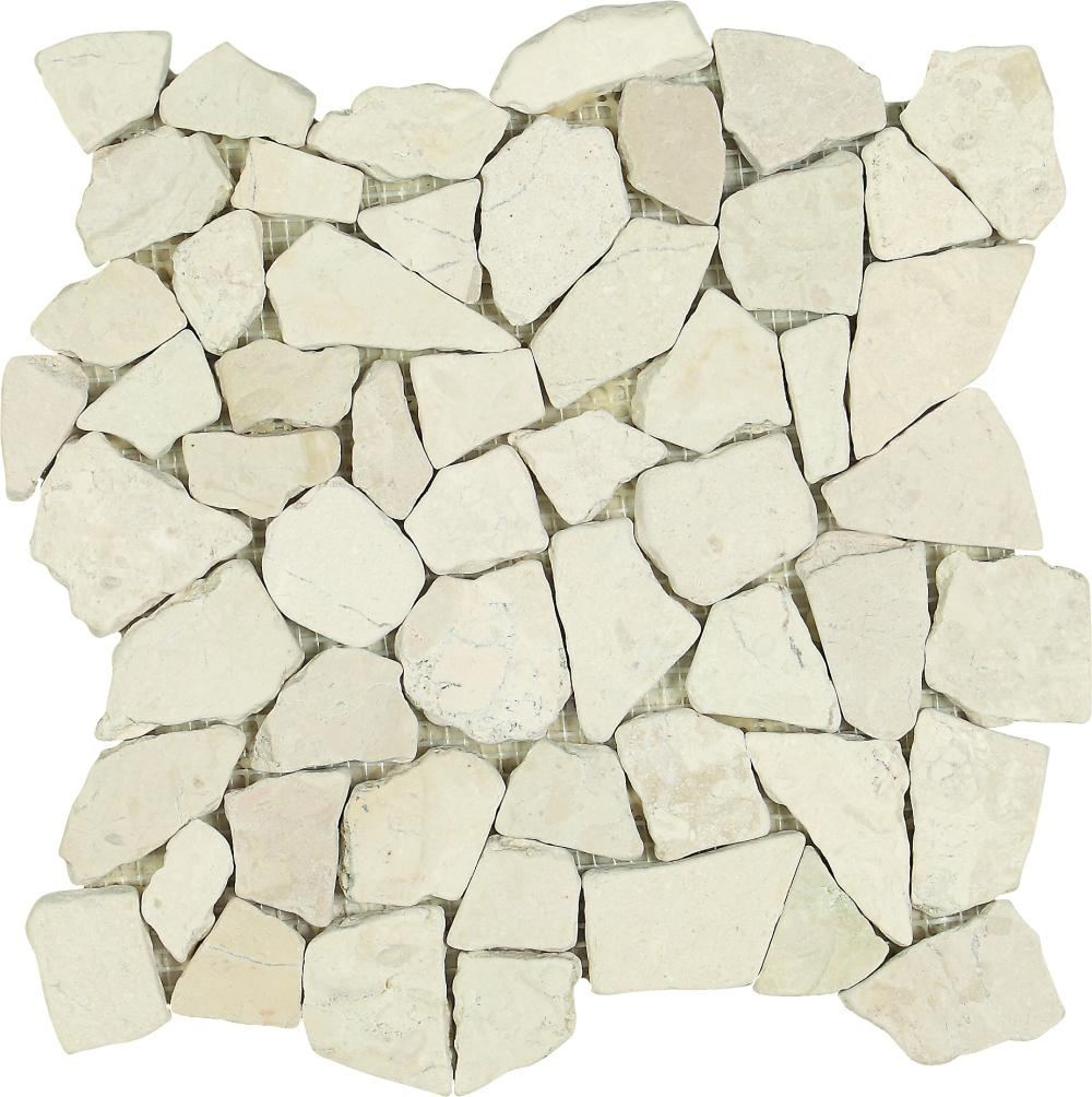 Stone mosaic Dune Marimba, 30x30 cm, 10 mm