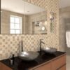 Stone mosaic Dune Smirna, 30.5x30.5 cm, 10 mm – interior