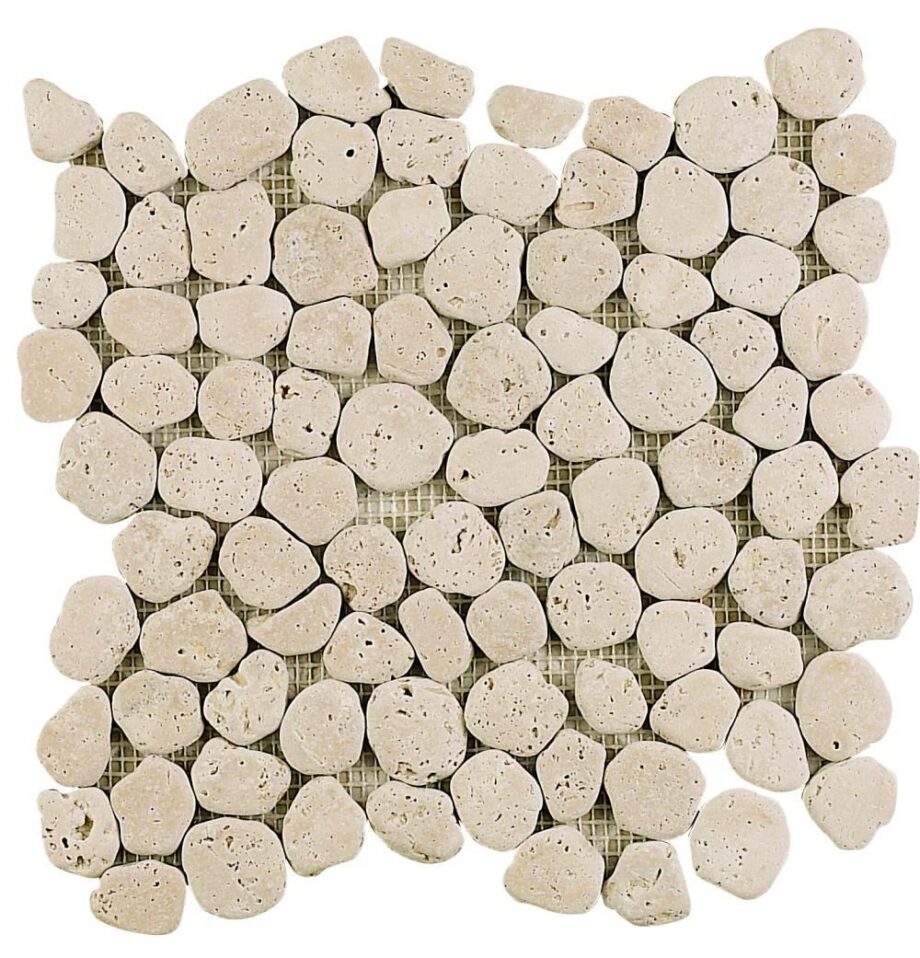 Stone mosaic Dune Trencadis Alpaca, 26x26 cm, 10 mm