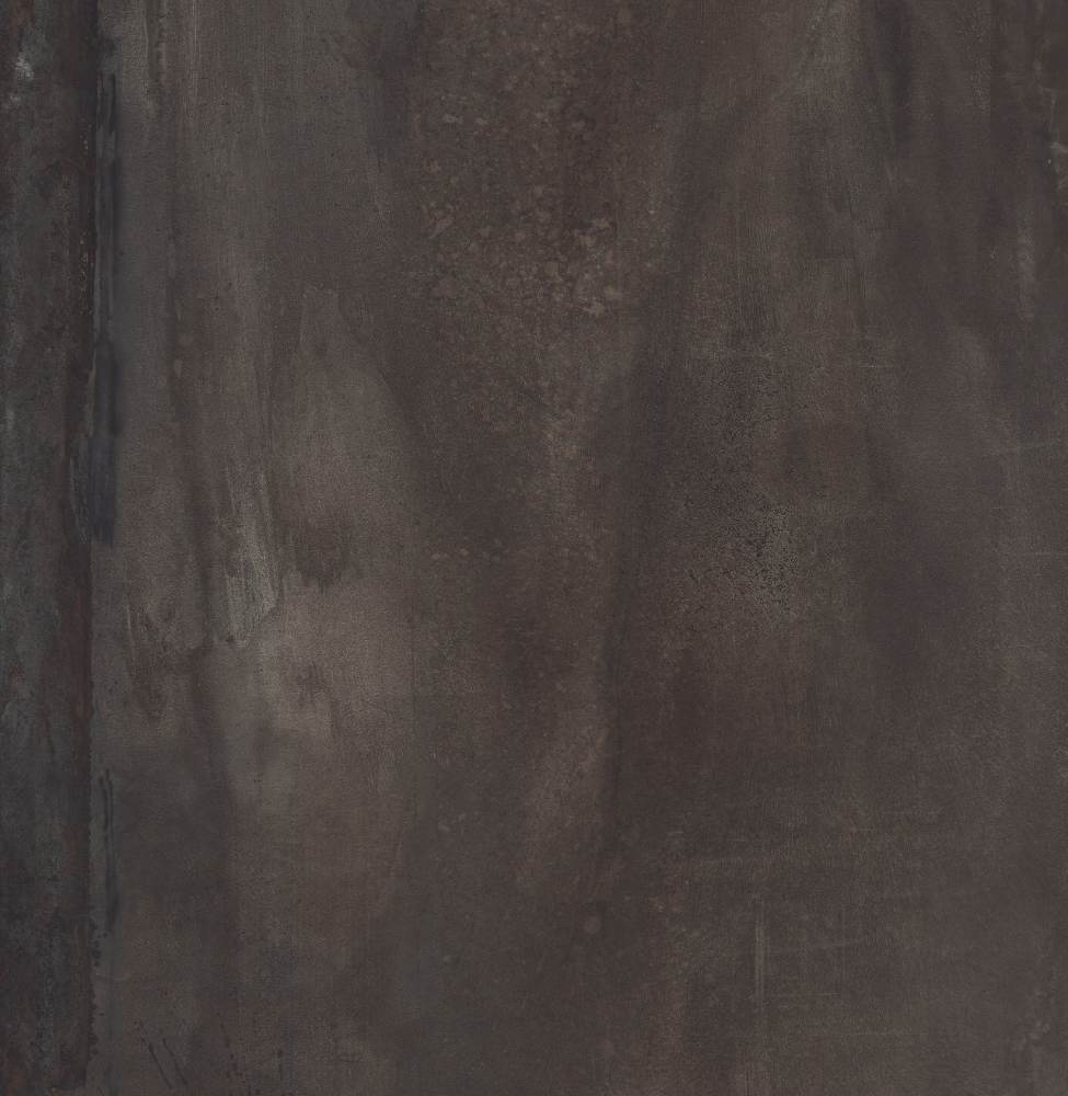 Metal effect porcelain floor tile ABK Interno 9 Wide Dark, 120x120 cm, 8.5 mm, natural matt, slip-resistant R10