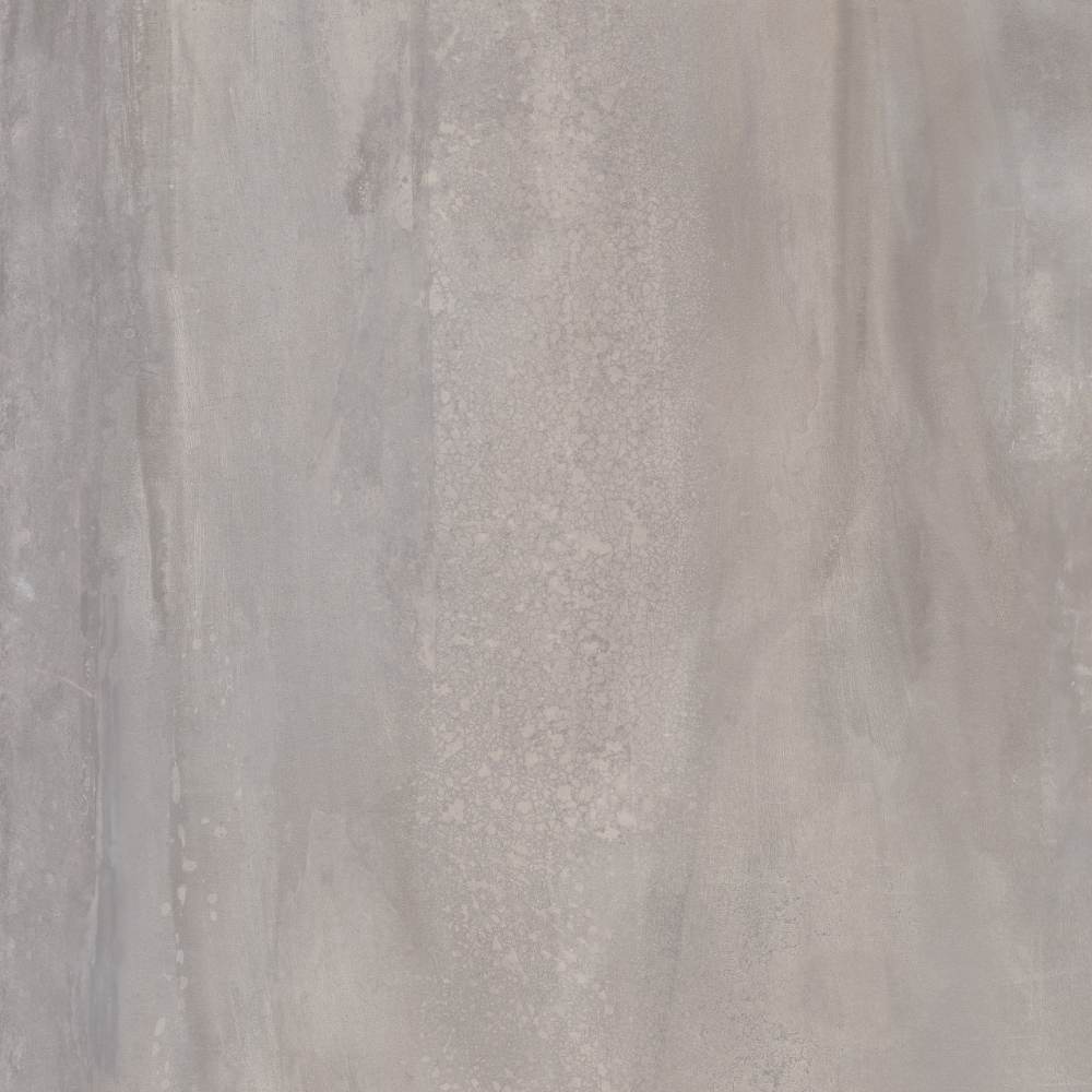Metal effect porcelain floor tile ABK Interno 9 Wide Silver, 120x120 cm, 8.5 mm, natural matt, slip-resistant R10