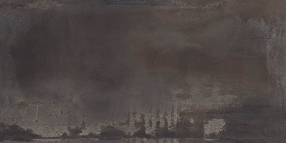 Metal effect porcelain floor tile ABK Interno 9 Dark, 60x120 cm, 8.5 mm, natural matt, slip-resistant R10
