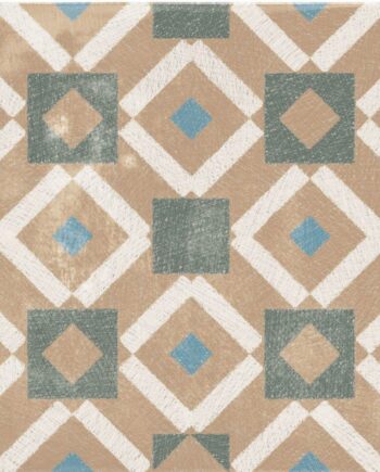 Patterned porcelain floor tile ABK Play Labyrinth Mix Multicolor, 20x20 cm, 8.5 mm, matt (nat.)