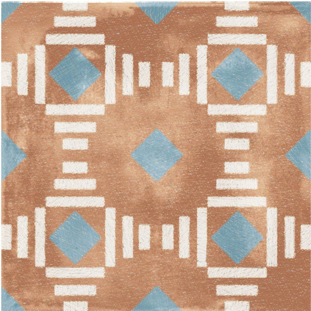 Patterned porcelain floor tile ABK Play Labyrinth Mix Multicolor, 20x20 cm, 8.5 mm, matt (nat.)
