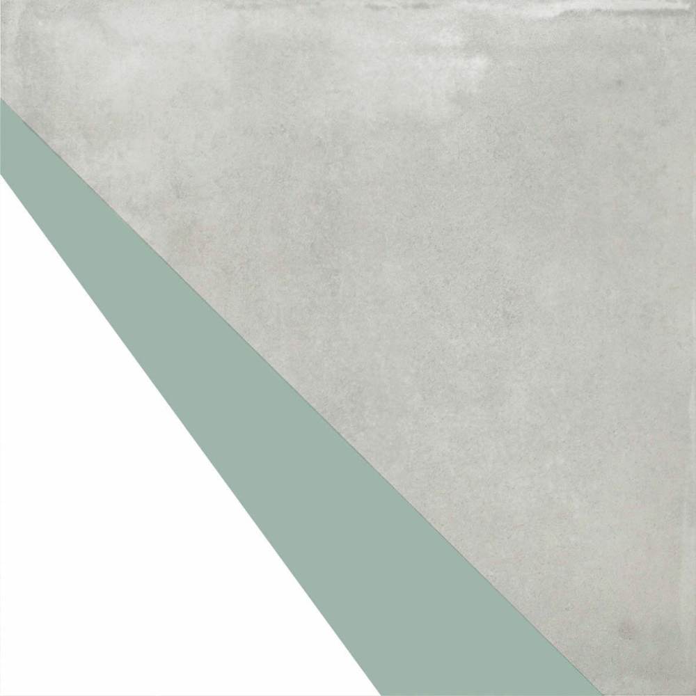 Patterned porcelain floor tile ABK Play Edge Mix Multicolor, 20x20 cm, 8.5 mm, matt (nat.)