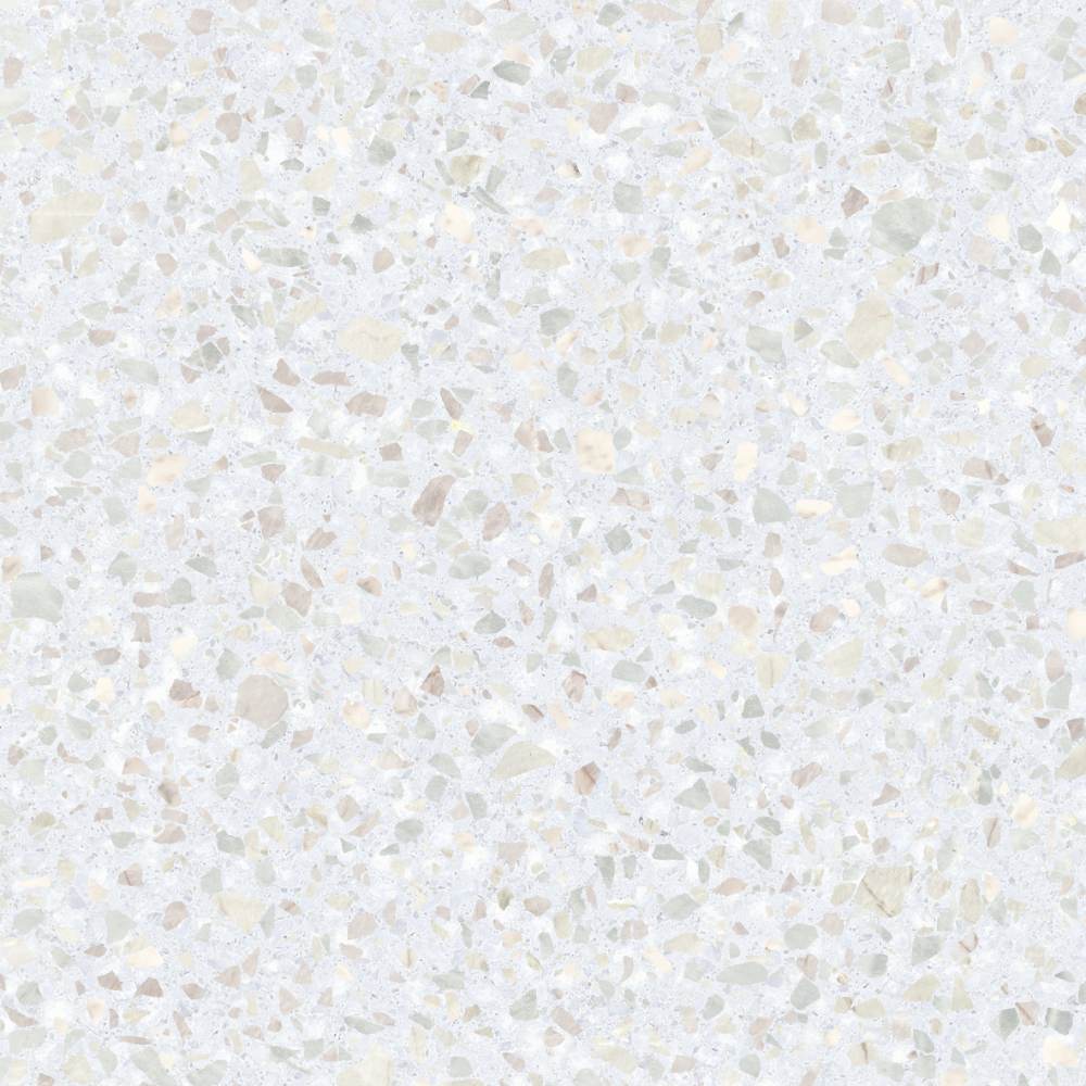 Terrazzo effect porcelain floor tile ABK Play Dots White, 20x20 cm, 8.5 mm, matt (nat.)