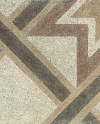 Patterned porcelain floor tile ABK Play Concrete Retrò A, 20x20 cm, 8.5 mm, matt (nat.)