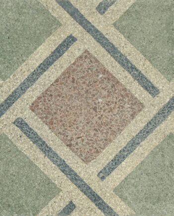 Patterned porcelain floor tile ABK Play Concrete Retrò C, 20x20 cm, 8.5 mm, matt (nat.)