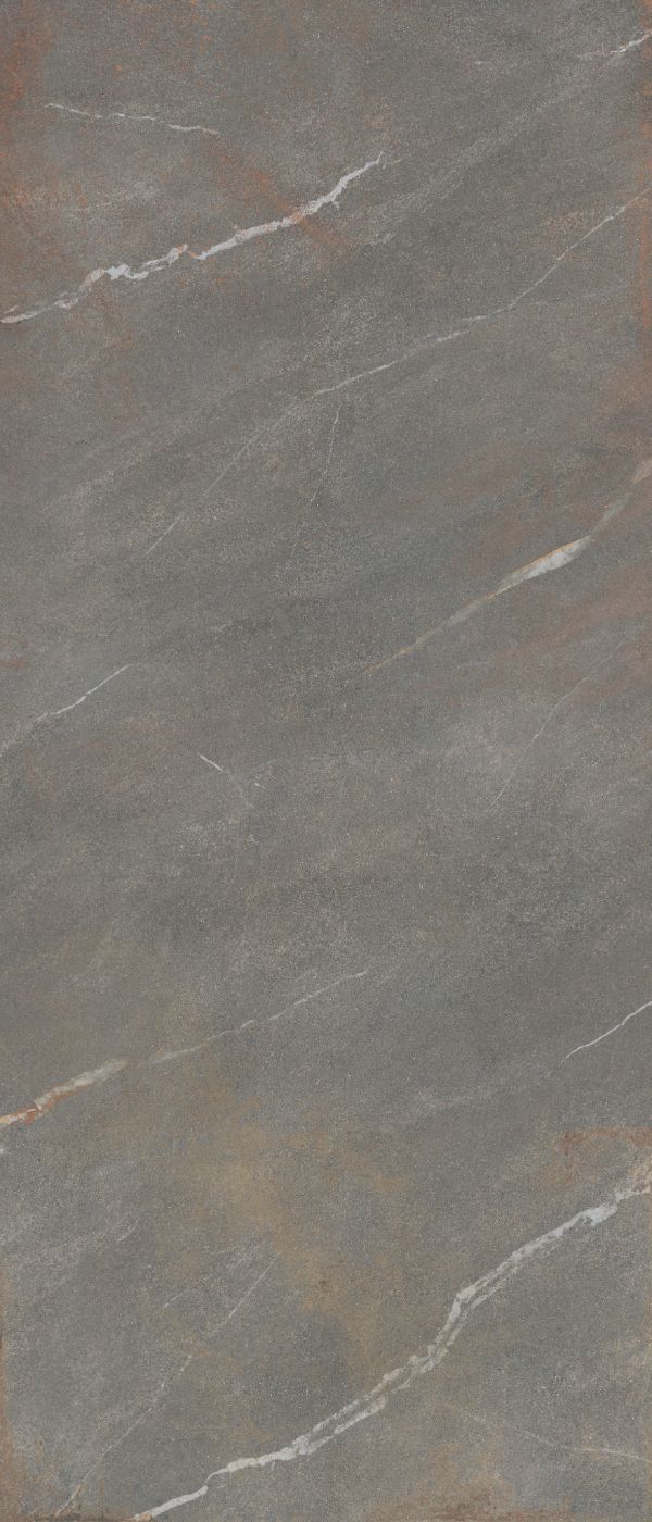 Stone effect large porcelain slab ABK Poetry Stone Piase Mud, 120x280 cm, 6 mm, natural matt, slip-resistant R10