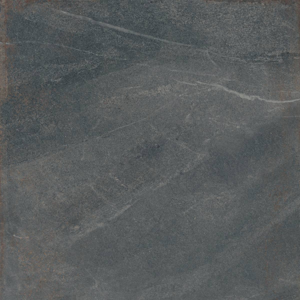 Stone effect porcelain floor tile ABK Poetry Stone Piase Smoke, 120x120 cm, 8.5 mm, natural matt, slip-resistant R10