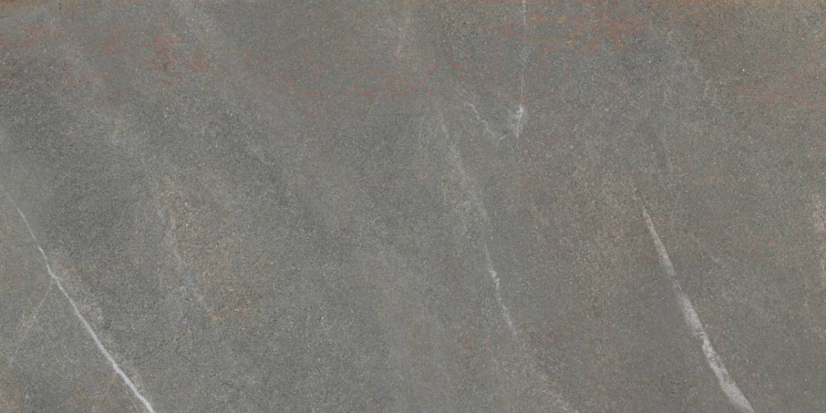 Stone effect porcelain floor tile ABK Poetry Stone Piase Mud, 60x120 cm, 8.5 mm, textured, slip-resistant R11