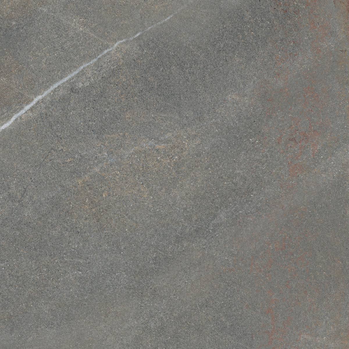 Stone effect porcelain floor tile ABK Poetry Stone Piase Mud, 60x60 cm, 8.5 mm, natural matt, slip-resistant R10