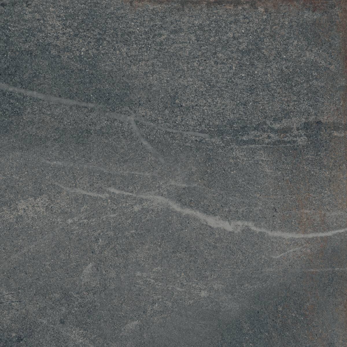 Stone effect porcelain floor tile ABK Poetry Stone Piase Smoke, 60x60 cm, 8.5 mm, natural matt, slip-resistant R10