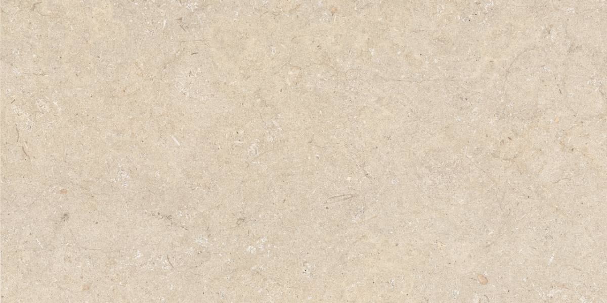 Stone effect porcelain floor tile ABK Poetry Stone Trani Beige, 60x120 cm, 8.5 mm, natural matt, slip-resistant R10