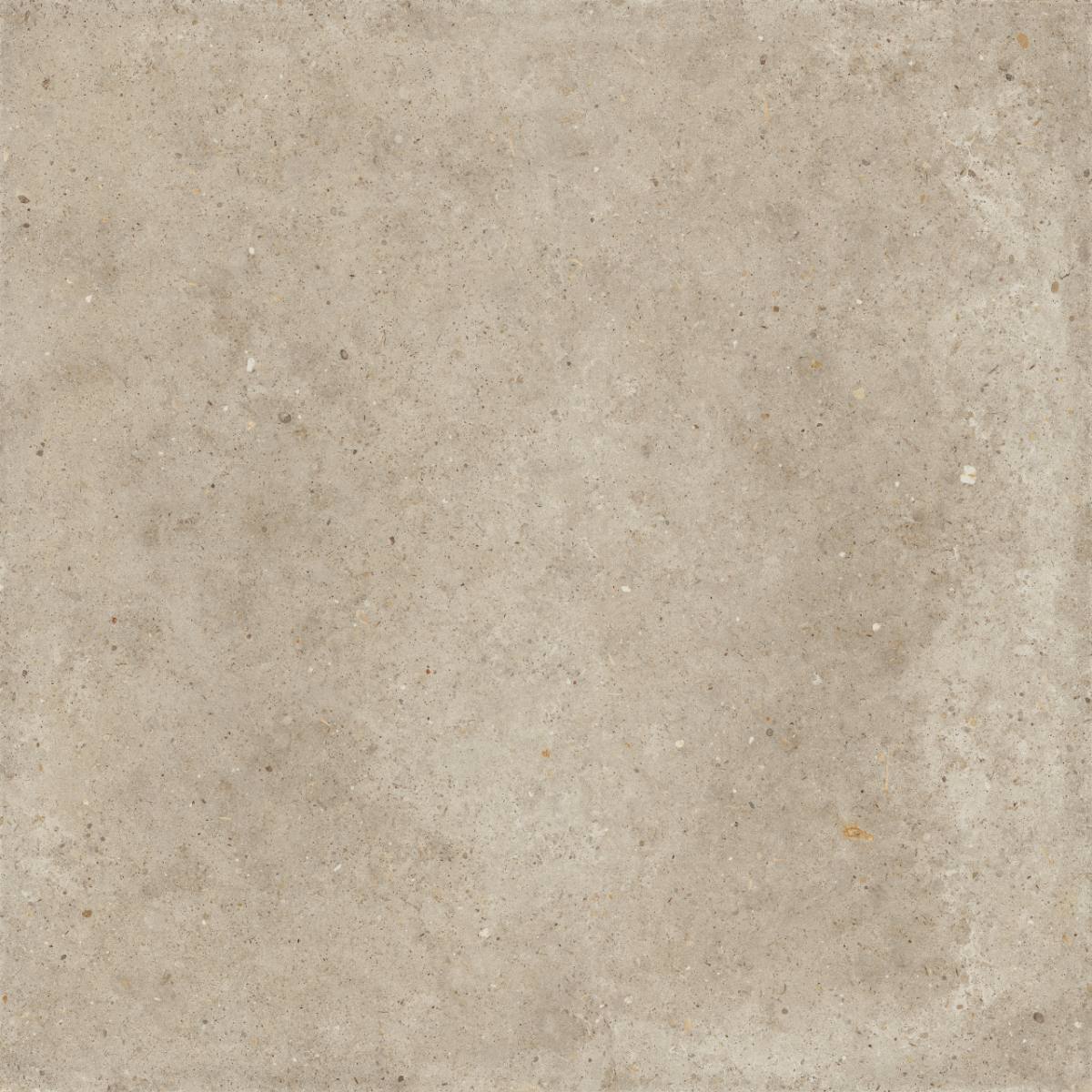 Stone effect porcelain floor tile ABK Poetry Stone Pirenei Ecru, 120x120 cm, 8.5 mm, natural matt, slip-resistant R10