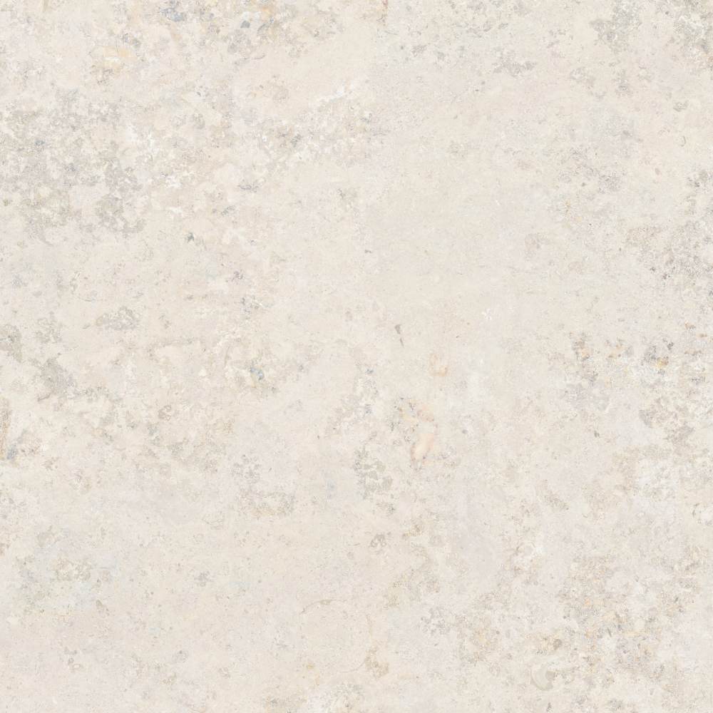 Stone effect porcelain floor tile ABK Poetry Stone Reloaded Jura White, 120x120 cm, 8.5 mm, textured, slip-resistant R11