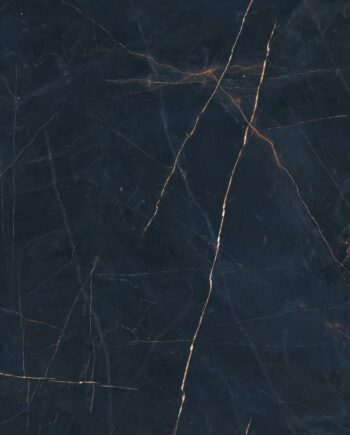 Marble effect porcelain slab ABK Sensi 900 Precious Black, 120x280 cm, 6 mm, soft satin