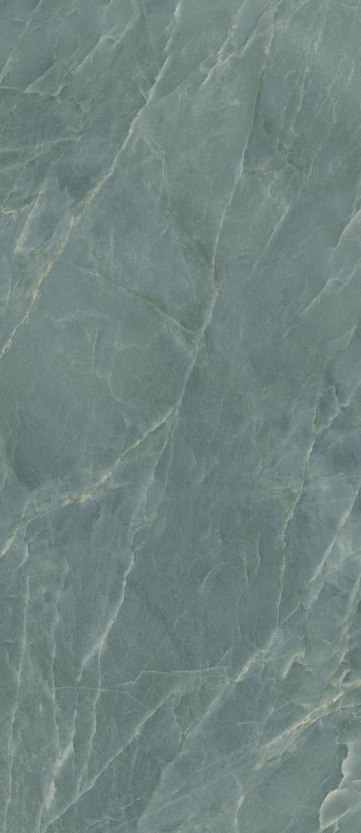 Marble effect large porcelain slab ABK Sensi Nuance Sea Green, 120x280 cm, 6 mm, soft satin