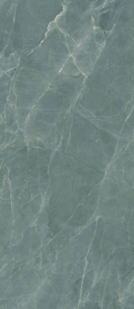 Marble effect large porcelain slab ABK Sensi Nuance Sea Green, 120x280 cm, 6 mm, soft satin