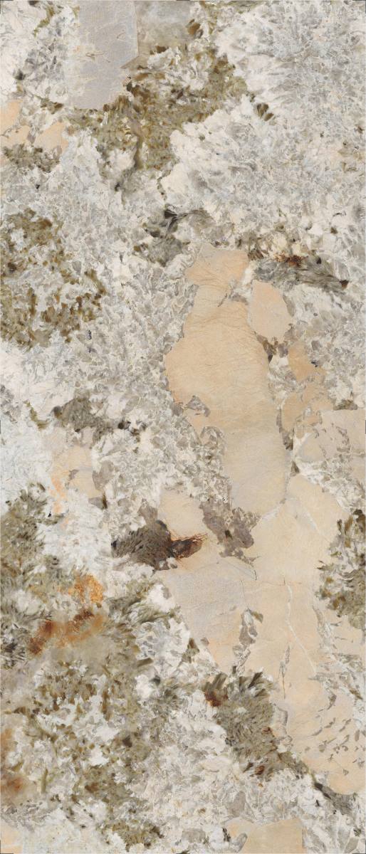 Marble effect large porcelain slab ABK Sensi Nuance Patagonia Wow bookmatch B, 120x280 cm, 6 mm, polished 3D textured (lux 3D)